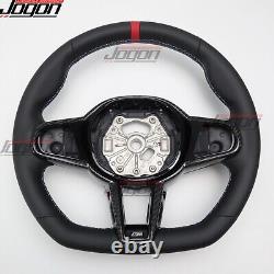 Leather Steering Wheel WithButton Cover For BMW 5 Series G30 G31 540i M550i 2017+