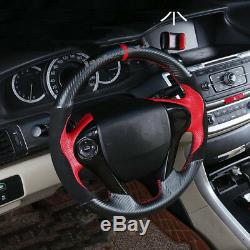 Leather Tuning Sport Grip Steering Wheel Cover Fit for Honda Accord 2014-2017