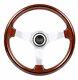 Luisi Italy Vintage Steering Wheel Mugello Classic II 370mm Wood Polished Spokes