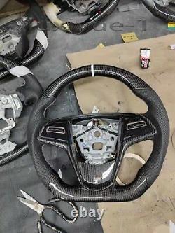 Luxiyue-1 100% Carbon Fiber Steering Wheel for Cadillac CTSL CTS ATS ATSL 2014+