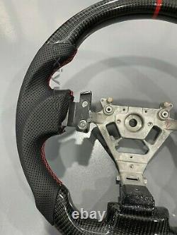 Luxiyue-1 New real Carbon Fiber Sports FlatSteering Wheel for Nissan 350Z