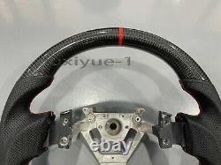 Luxiyue-1 New real Carbon Fiber Sports FlatSteering Wheel for Nissan 350Z