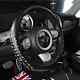 Luxury MCM Styles Leather Rivets Steering Wheel Cover for BMW Mini Cooper