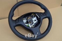 M3 M5 Steering Wheel BMW E46 E39 X5 E53 M3 M5 M stitching leather new