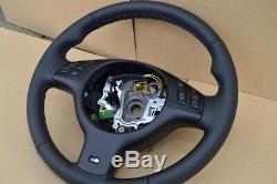 M3 M5 Steering Wheel BMW E46 E39 X5 E53 M3 M5 M stitching leather new