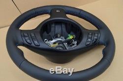 M3 M5 Steering Wheel BMW E46 E39 X5 E53 M3 M5 M stitching leather new