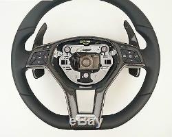 MERCEDES AMG C63 W204 CLS W218 E63 W212 W172 W231 CARBON Steering Wheel Cover