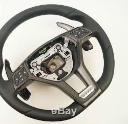 MERCEDES AMG C63 W204 CLS W218 E63 W212 W172 W231 CARBON Steering Wheel Cover