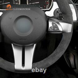 MEWANT Alcantara Car Steering Wheel Cover Wrap for BMW Z4 E85 E86 2003-2008