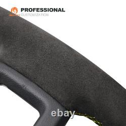 MEWANT Alcantara Car Steering Wheel Cover for Volkswagen Golf GTI Golf R Jetta