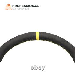 MEWANT Alcantara Car Steering Wheel Cover for Volkswagen Golf GTI Golf R Jetta