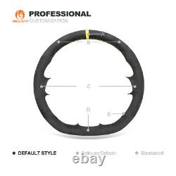 MEWANT Alcantara Car Steering Wheel Cover for Volkswagen Golf GTI Golf R Jetta