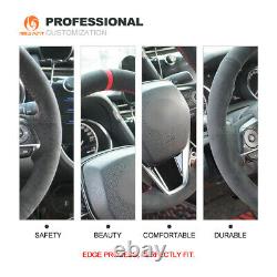 MEWANT Alcantara Steering Wheel Cover Wrap for Toyota Camry Corolla RAV4