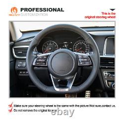 MEWANT Alcantara Steering Wheel Cover for Kia Optima Cerato GT Forte Sportage