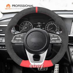 MEWANT Alcantara Steering Wheel Cover for Kia Optima Cerato GT Forte Sportage