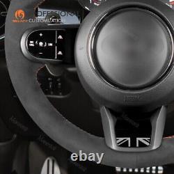 MEWANT Alcantara Steering Wheel Cover for Mini Clubman Convertible Countryman