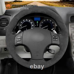 MEWANT Custom Alcantara Steering Wheel Cover Wrap for Lexus IS250 IS300 IS350