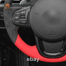 MEWANT Custom Alcantara Steering Wheel Cover for Toyota GR Supra 2020-2022