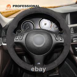MEWANT DIY 9002 Alcantara Steering Wheel Cover for BMW E36 E35 E46 E45 E39 M3
