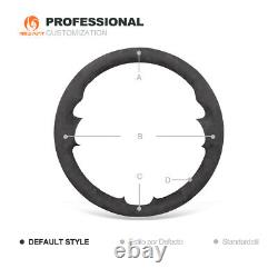 MEWANT DIY 9002 Alcantara Steering Wheel Cover for BMW E36 E35 E46 E45 E39 M3