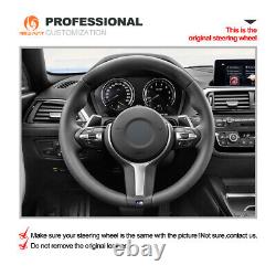 MEWANT DIY 9002 Alcantara Steering Wheel Cover for BMW F30 F34 F22 F23 F32 F15