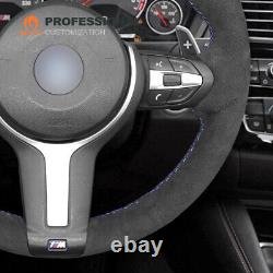 MEWANT DIY 9002 Alcantara Steering Wheel Cover for BMW F30 F34 F22 F23 F32 F15