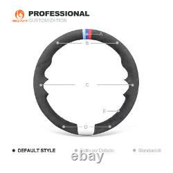 MEWANT DIY 9002 Alcantara Steering Wheel Cover for BMW F30 F34 F22 F23 F32 F15