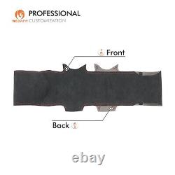 MEWANT Hand Stitch Black Alcantara Steering Wheel Cover for Honda Civic 11 XI