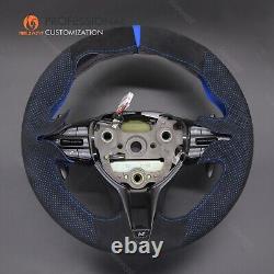 MEWANT Mesh Alcantara Car Steering Wheel Cover Wrap for Hyundai Veloster N i30N