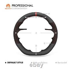 MEWANT Mesh Alcnatara Steering Wheel Cover for Dodge Charger Scatpack Widebody