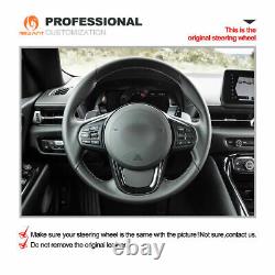 MEWANT Soft Alcantara Steering Wheel Cover for Toyota Supra GR Supra 2019-2021