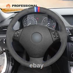 MEWANT Stitch PU Leather Steering Wheel Cover for BMW 3 Series E90 E91 E92 E93