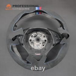 MEWANT Stitch PU Leather Steering Wheel Cover for BMW 3 Series E90 E91 E92 E93