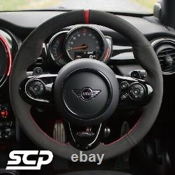 MINI F-Series Generation 3 Steering Wheel Cover Suede Red