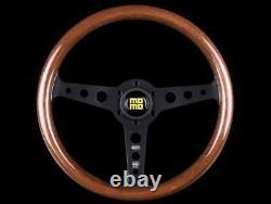 MOMO Heritage Indy Wood Black 360mm Steering Wheel