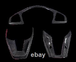MOS Carbon Fiber Steering Wheel Covers Set for Mercedes-Benz C-Class/ W205/ GLC