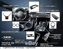 MOTOfunSHOP Toyota 86 GT86 SCION FR-S Carbon Fiber Steering Wheel Cover Trim