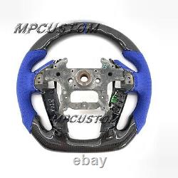 MPCUSTOM Carbon fiber Blue steering wheel For Honda Accord 8th Gen 20082012