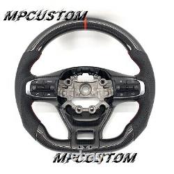 MPcustom 100%Real Carbon Fiber Steering Wheel fit For KIA-K5-2021-2024