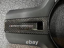 M Performance Leather/Carbon OEM steering Wheel Trim Cover 32 30 2 471 439c