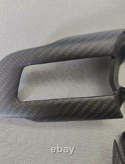 Matte Carbon Fiber Steering Wheel Cover For Ford Mustang GT2015-2022 Replacement