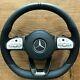 Mercedes AMG Steering Wheel A C E CLS G W177 W205 W213 W238 W257 DISTRONIC BLACK