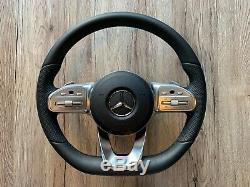 Mercedes A C E CLS G W177 W205 W213 W238 W257 OEM AMG Steering Wheel DISTRONIC
