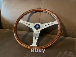 Mercedes-Benz 450SL R107 NARDI Wood Steering Wheel 390mm 15.35