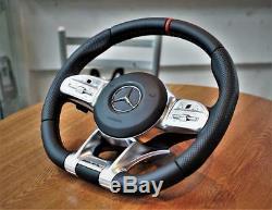 Mercedes-Benz AMG Performance 2019 Steering wheel with red stitching