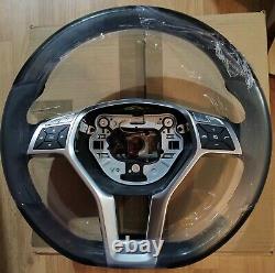 Mercedes-Benz Genuine SL Class 2013+ R231 Black Ash Wood Steering Wheel OEM New