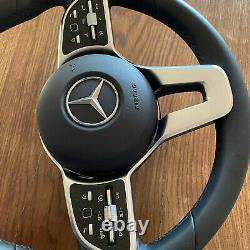 Mercedes Benz Steering Wheel A C E CLS G W213 W238 W257 W205 W177 W247 Black