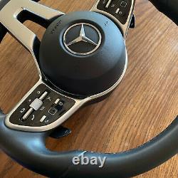 Mercedes Benz Steering Wheel A C E CLS G W213 W238 W257 W205 W177 W247 Black