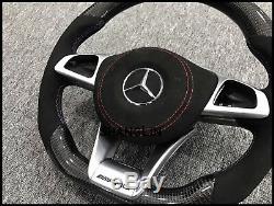 Mercedes Benz W117 W213 W218 W205 AMG Performance Steering Wheel Low Cover Trim