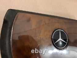 Mercedes R107 C107 Steering Wheel Center Burl Wood Cover OEM